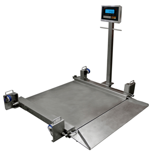 OIML, IP69 stainless steel mobile drive-in weighing scale