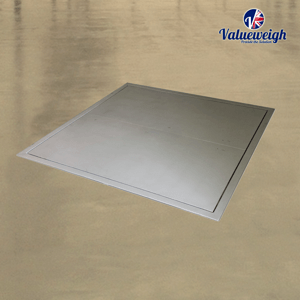 Stainless steel pit-mounted platform scale